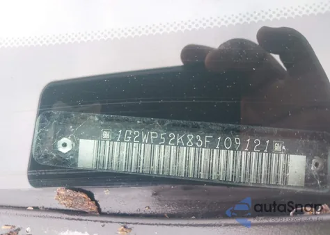 2003 Pontiac Grand Prix Gt from USA, damaged, VIN 1G2WP52K83F109121